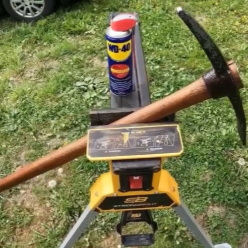 Regeneracja kilofa za pomocą WD-40