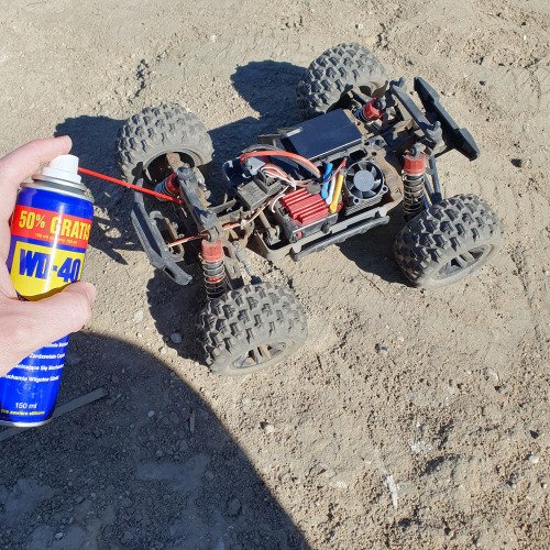 Reanimacja napędu RC z WD‑40