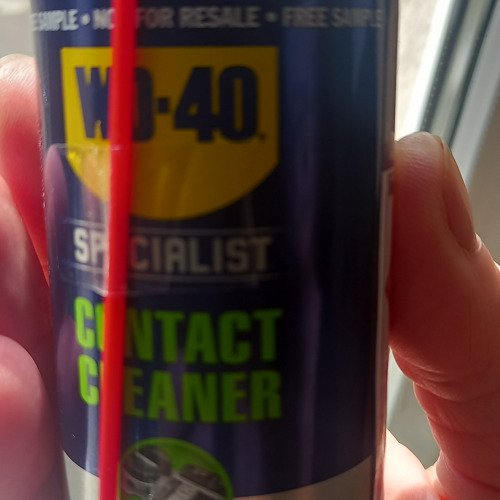 Uzdrowienie łączy dekodera, TV przy pomocy WD-40 specjalist contact Cleaner